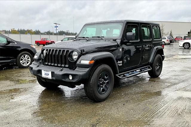 used 2021 Jeep Wrangler Unlimited car, priced at $29,642