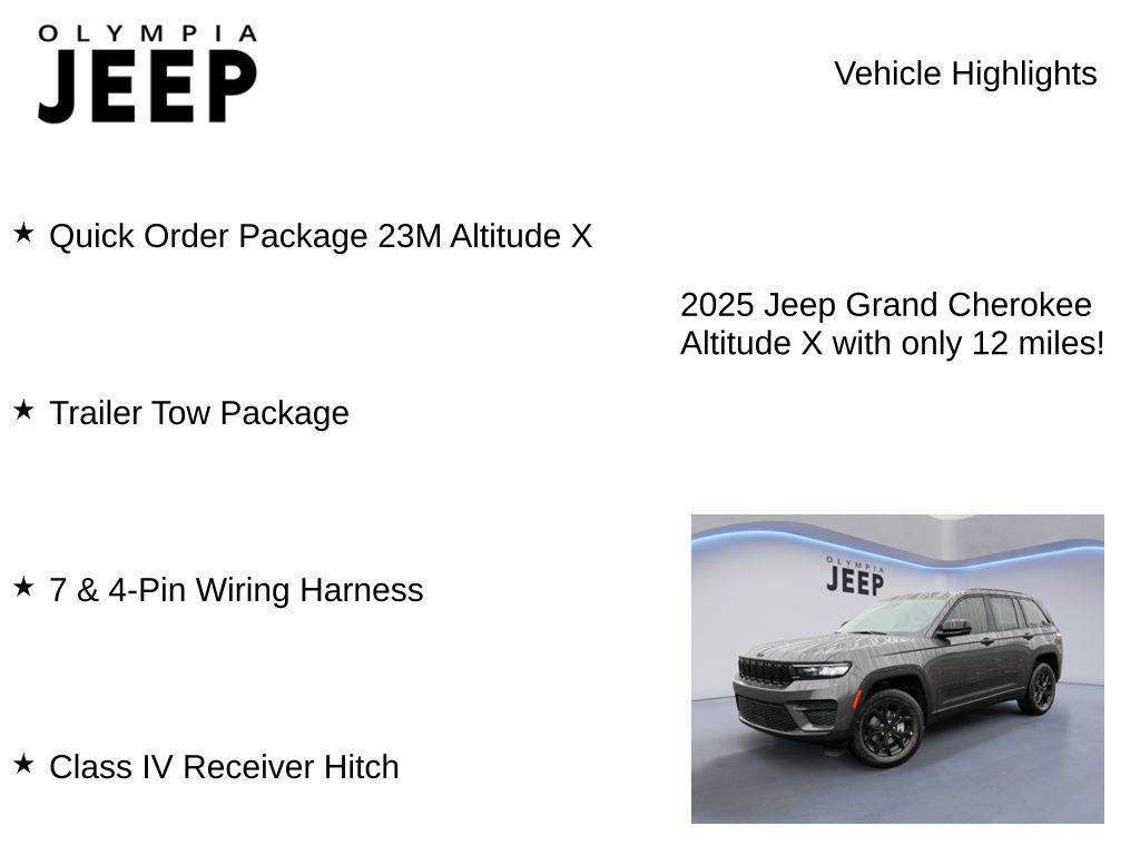 new 2025 Jeep Grand Cherokee car, priced at $47,725