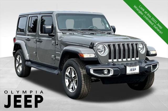 used 2021 Jeep Wrangler Unlimited car, priced at $30,998