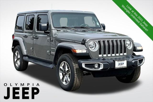 used 2021 Jeep Wrangler Unlimited car, priced at $30,380