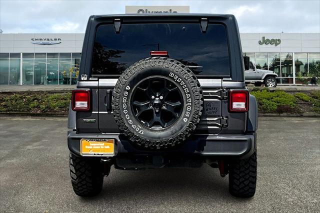 used 2021 Jeep Wrangler car, priced at $34,998