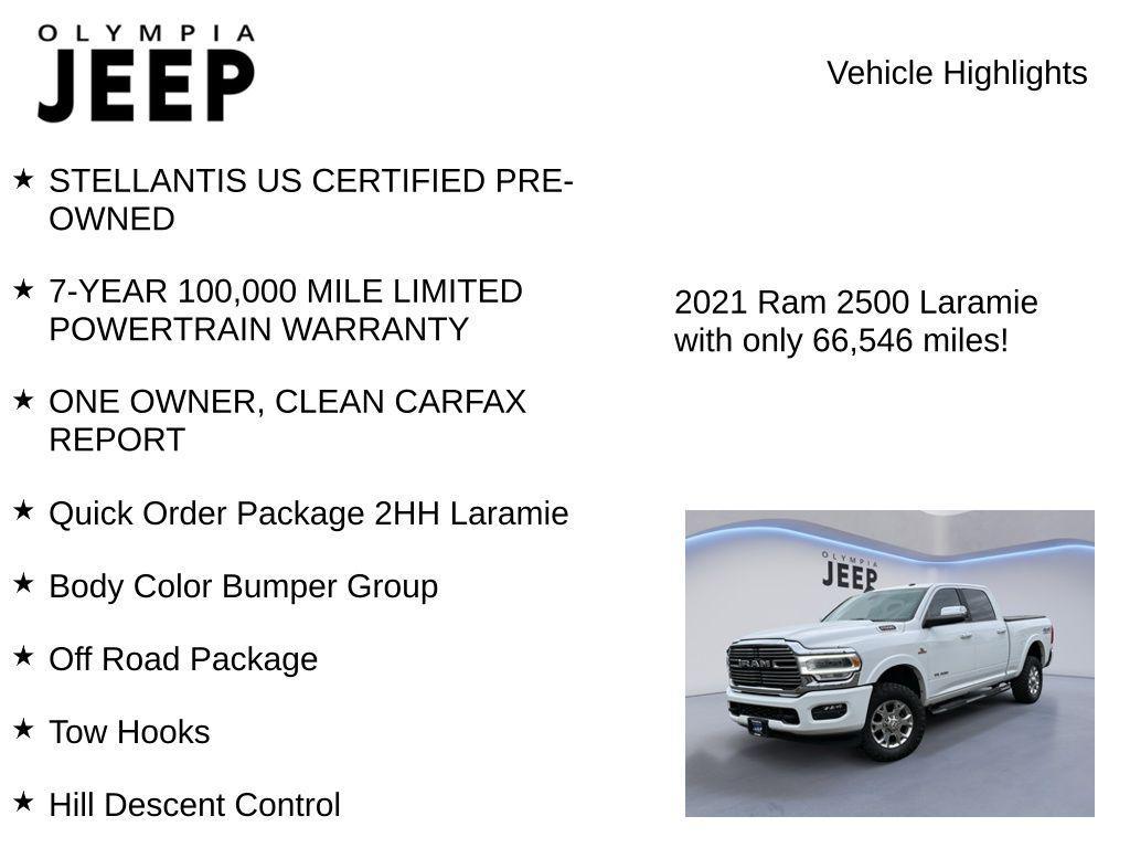 used 2021 Ram 2500 car, priced at $51,448