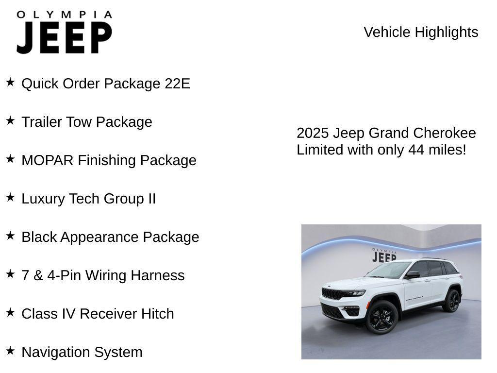 new 2025 Jeep Grand Cherokee car, priced at $54,202