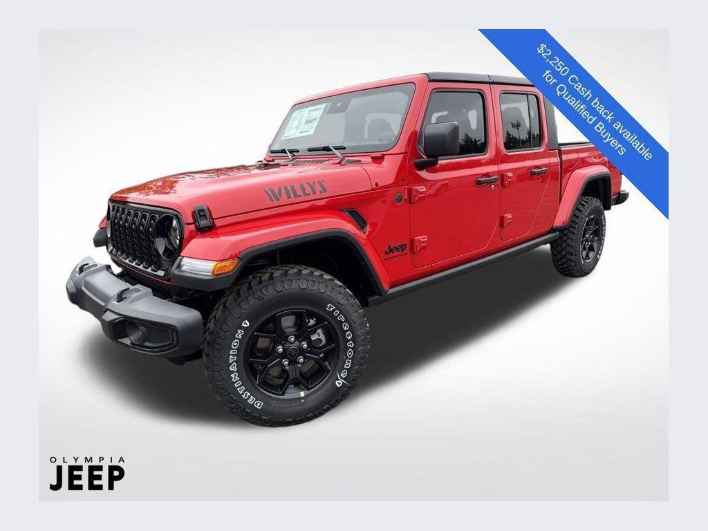 new 2025 Jeep Gladiator car, priced at $50,700