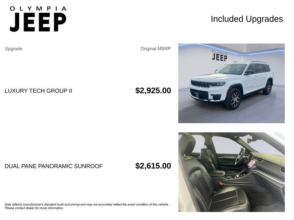 used 2024 Jeep Grand Cherokee L car, priced at $33,485