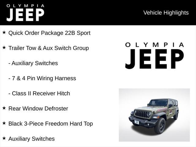 new 2025 Jeep Wrangler car, priced at $40,447