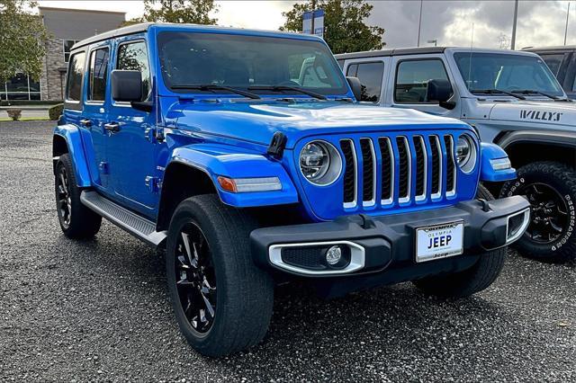 used 2021 Jeep Wrangler Unlimited 4xe car, priced at $35,313