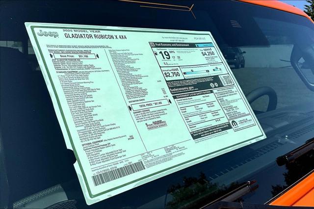 new 2025 Jeep Gladiator car, priced at $52,717