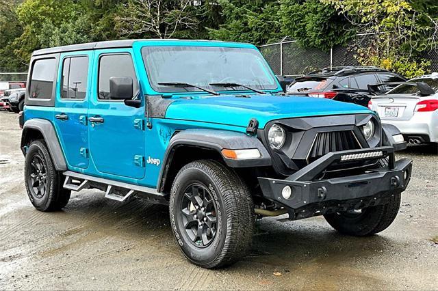 used 2020 Jeep Wrangler Unlimited car, priced at $28,844