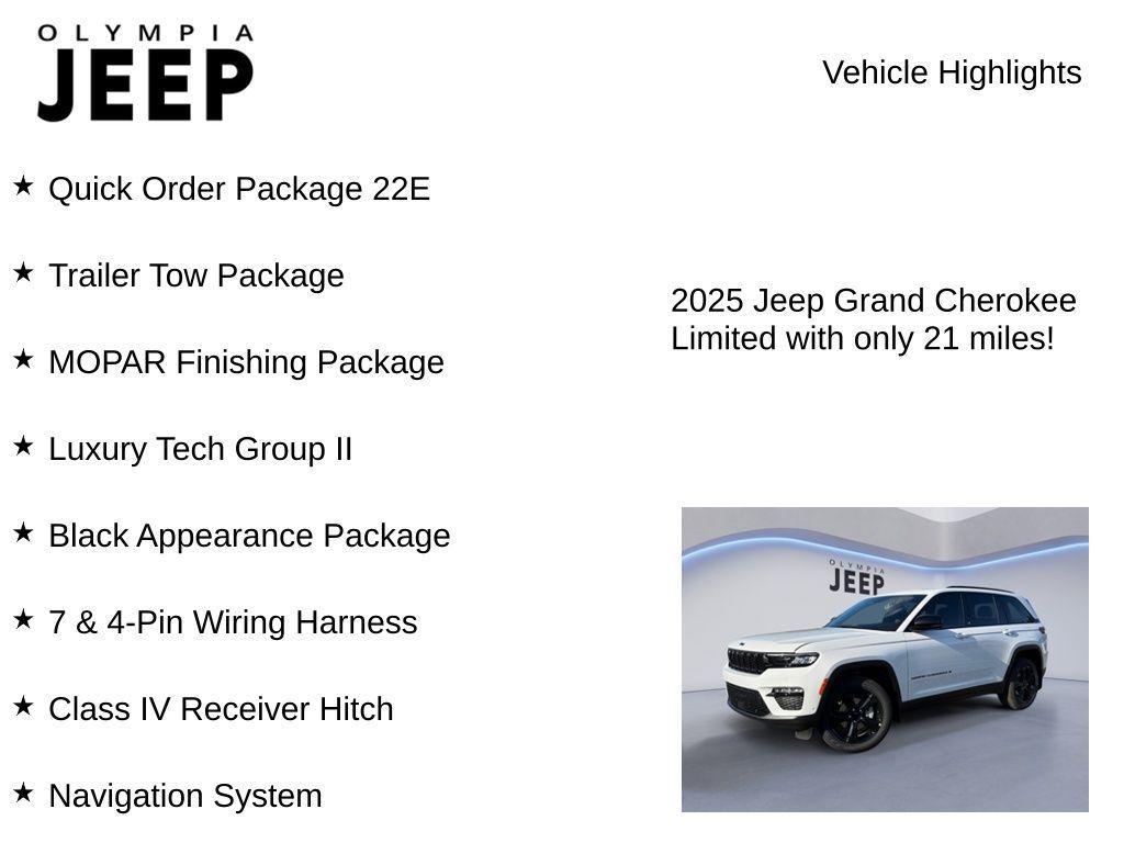 new 2025 Jeep Grand Cherokee car, priced at $50,827