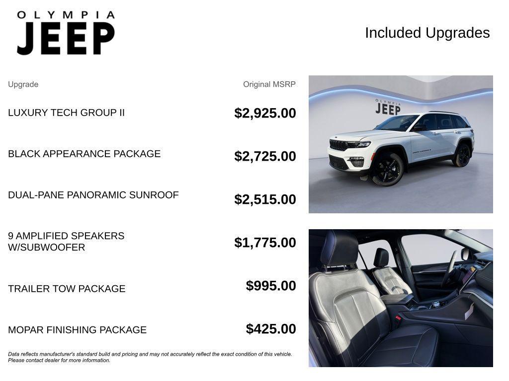 new 2025 Jeep Grand Cherokee car, priced at $50,827