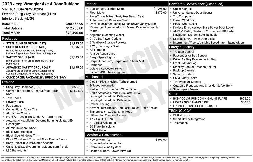 used 2023 Jeep Wrangler 4xe car
