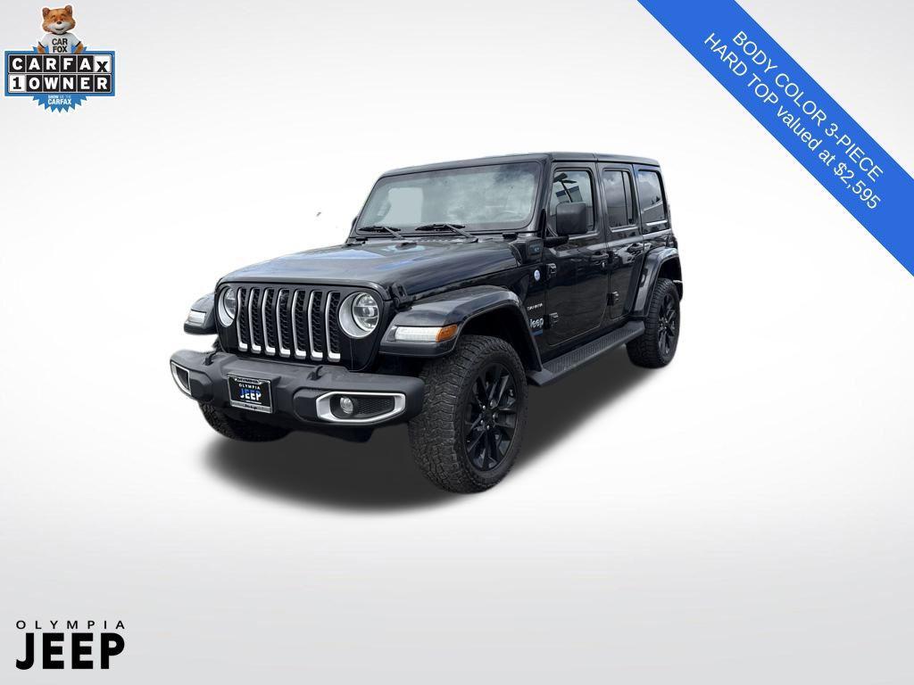 used 2021 Jeep Wrangler Unlimited 4xe car, priced at $28,488
