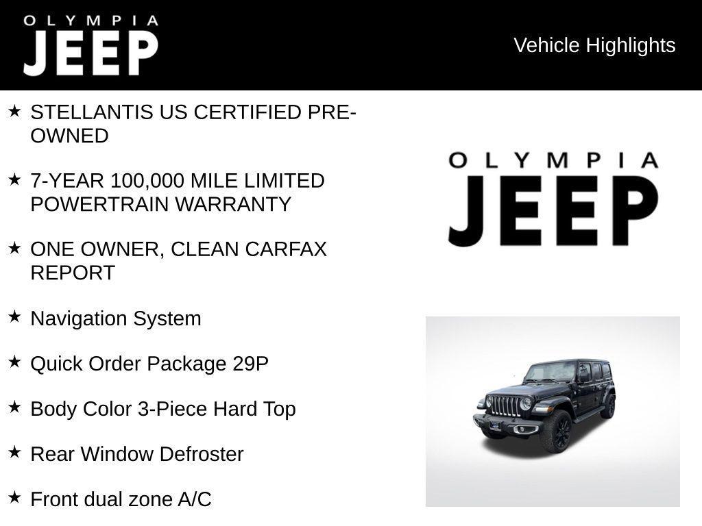 used 2021 Jeep Wrangler Unlimited 4xe car, priced at $30,488