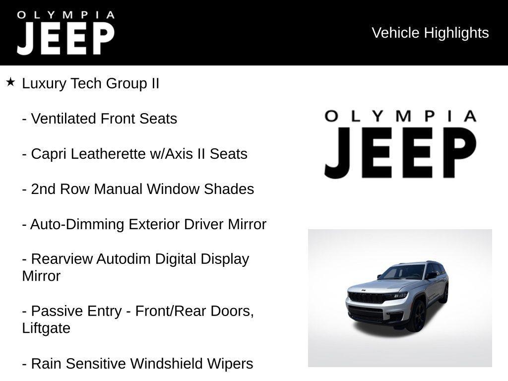 new 2025 Jeep Grand Cherokee L car, priced at $61,705