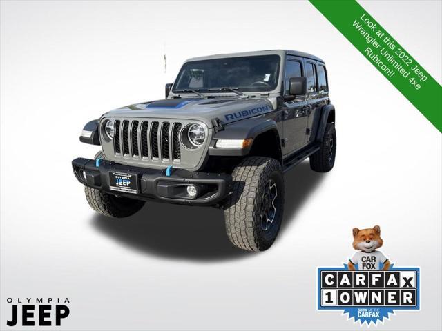used 2022 Jeep Wrangler Unlimited 4xe car, priced at $37,416