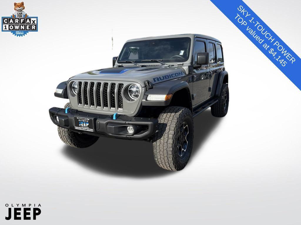 used 2022 Jeep Wrangler Unlimited 4xe car, priced at $36,498