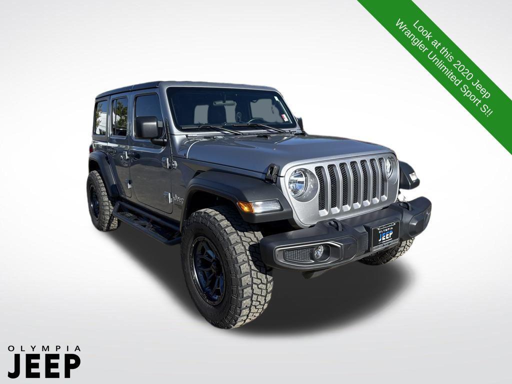 used 2020 Jeep Wrangler Unlimited car, priced at $28,998