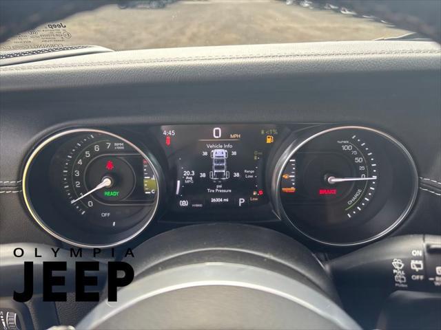 used 2022 Jeep Wrangler Unlimited 4xe car, priced at $34,749