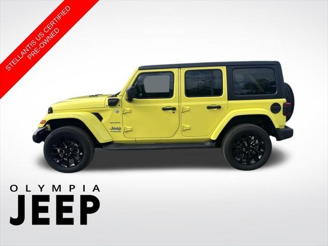 used 2022 Jeep Wrangler Unlimited 4xe car, priced at $34,478