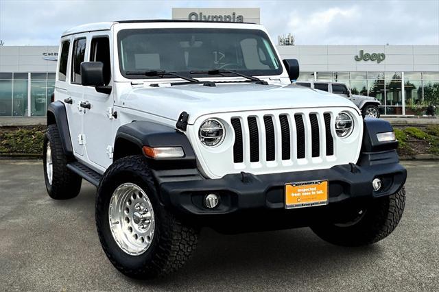 used 2021 Jeep Wrangler Unlimited car, priced at $32,448