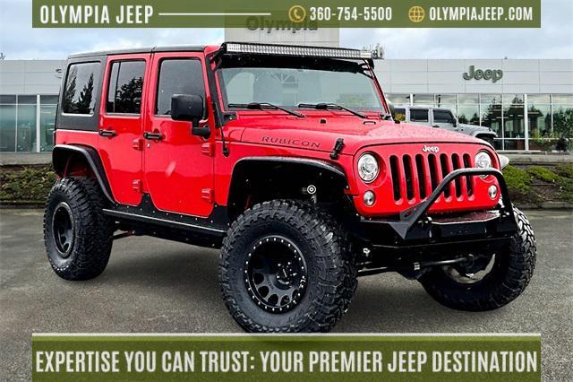 used 2017 Jeep Wrangler Unlimited car, priced at $32,998