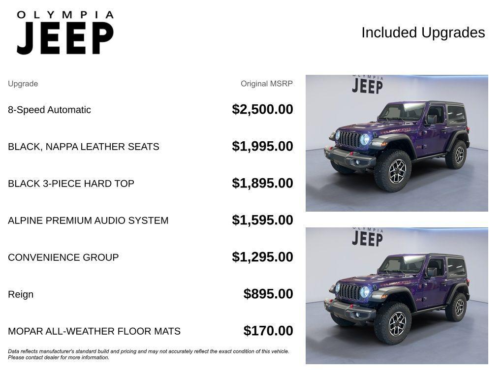 new 2026 Jeep Wrangler car, priced at $56,215