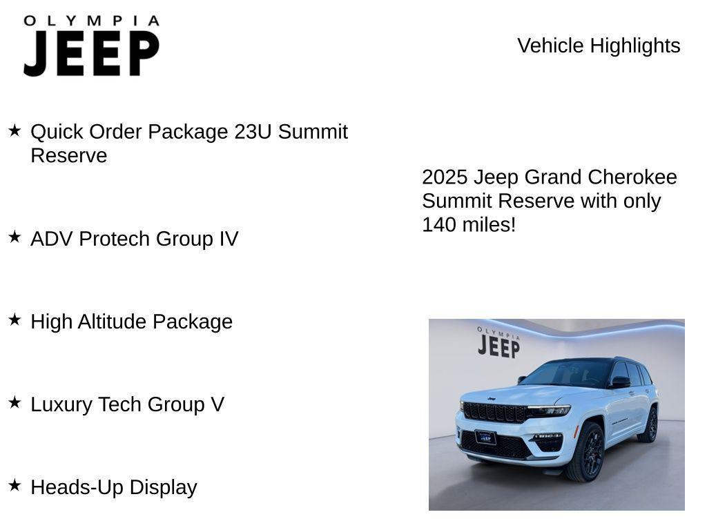 new 2025 Jeep Grand Cherokee car, priced at $64,795