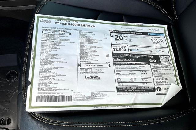 new 2025 Jeep Wrangler car, priced at $53,567