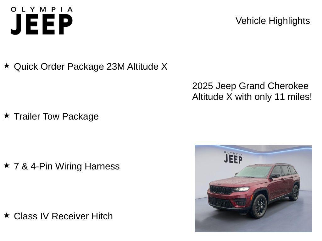 new 2025 Jeep Grand Cherokee car, priced at $47,725