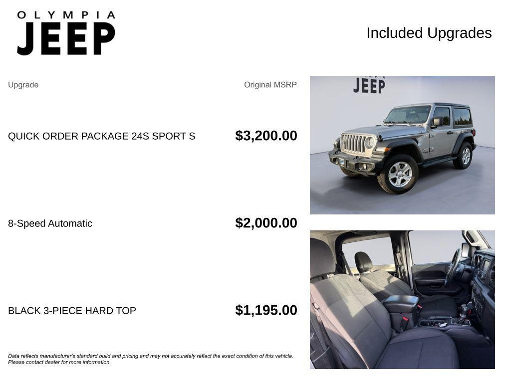 used 2019 Jeep Wrangler car, priced at $20,998