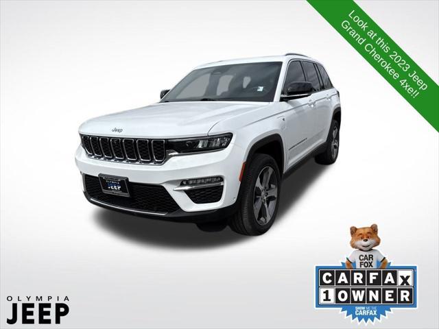 used 2023 Jeep Grand Cherokee 4xe car, priced at $34,488