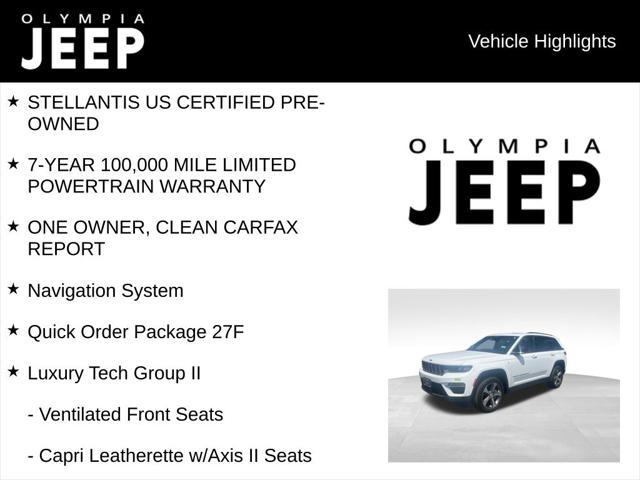 used 2023 Jeep Grand Cherokee 4xe car, priced at $34,997