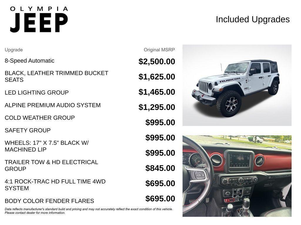 used 2021 Jeep Wrangler Unlimited car, priced at $29,998