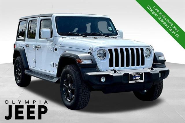 used 2019 Jeep Wrangler Unlimited car, priced at $26,748