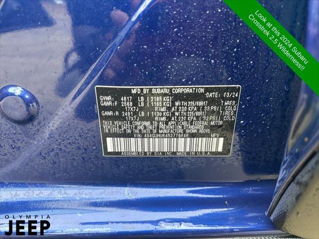 used 2024 Subaru Crosstrek car, priced at $33,921