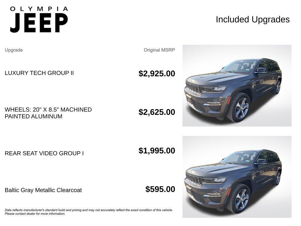 used 2023 Jeep Grand Cherokee 4xe car, priced at $35,791
