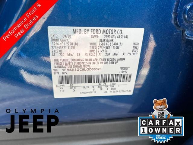 used 2020 Ford Explorer car, priced at $35,498