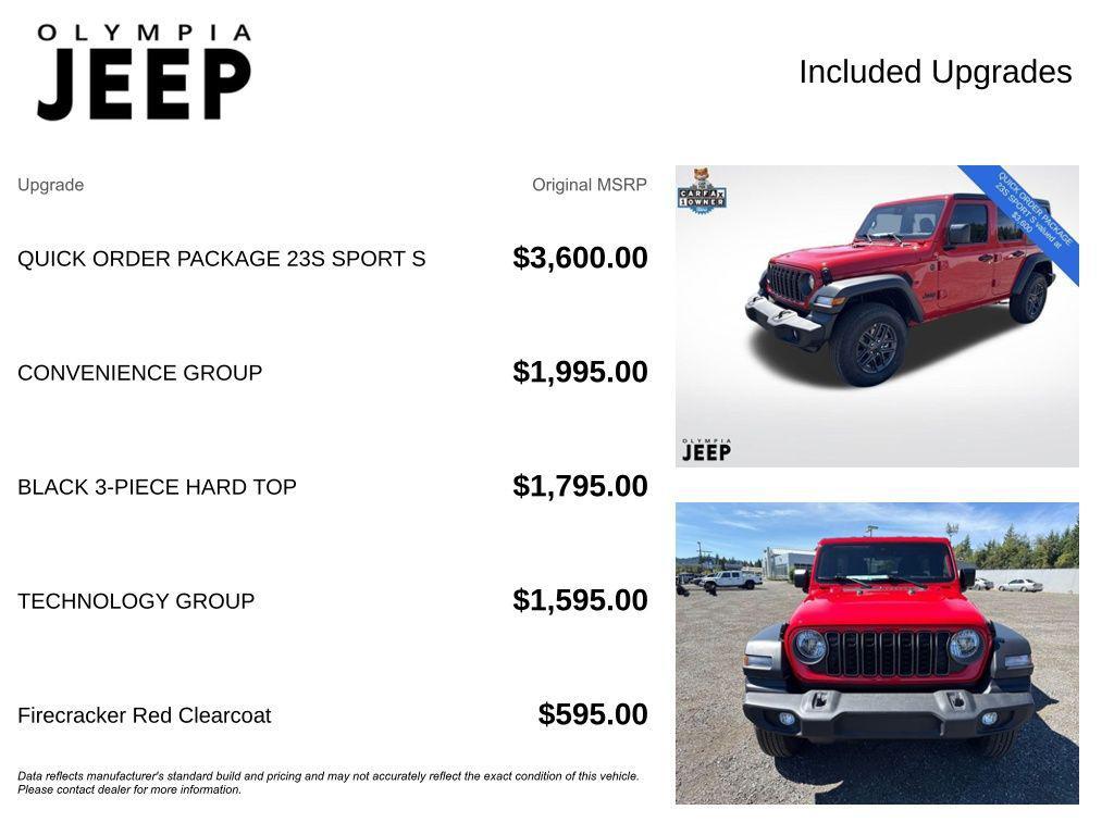 used 2025 Jeep Wrangler car, priced at $36,998