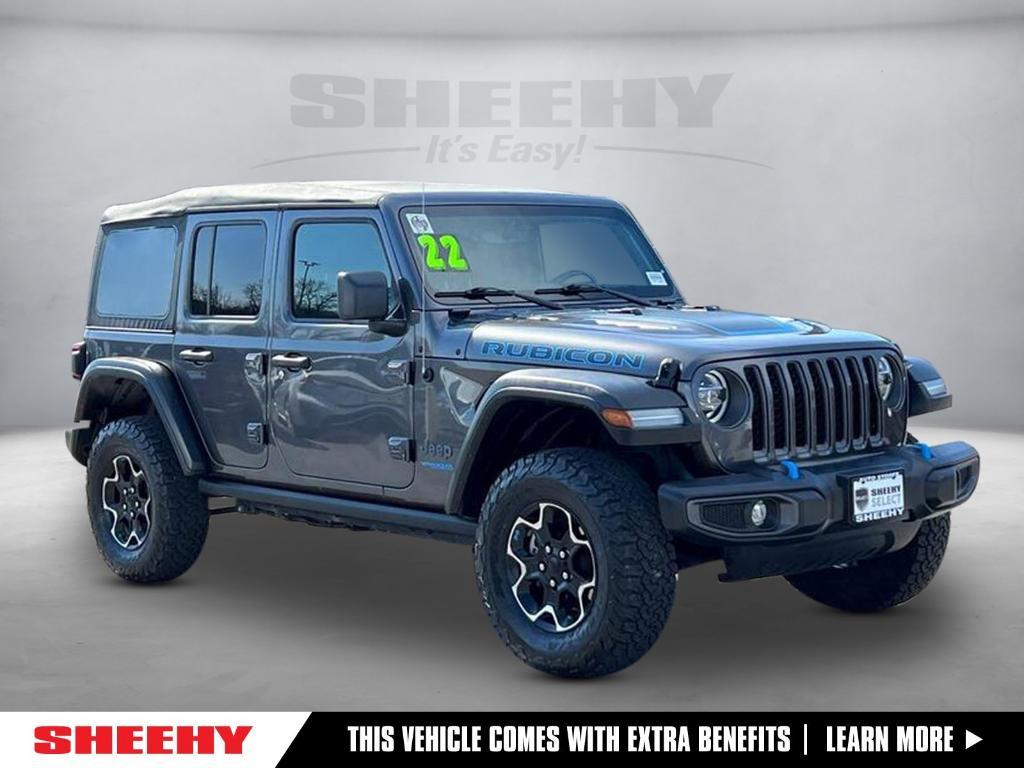 used 2022 Jeep Wrangler Unlimited 4xe car, priced at $33,458