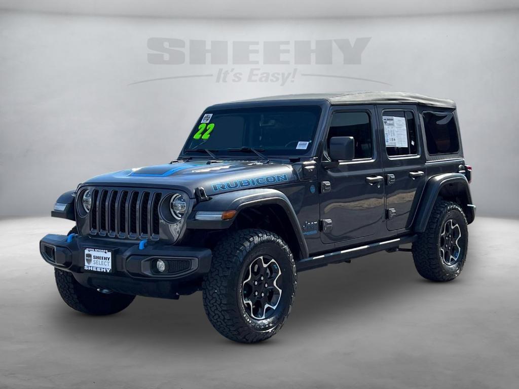 used 2022 Jeep Wrangler Unlimited 4xe car, priced at $33,942