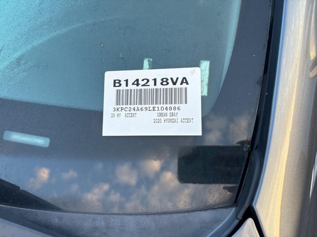used 2020 Hyundai Accent car, priced at $12,900