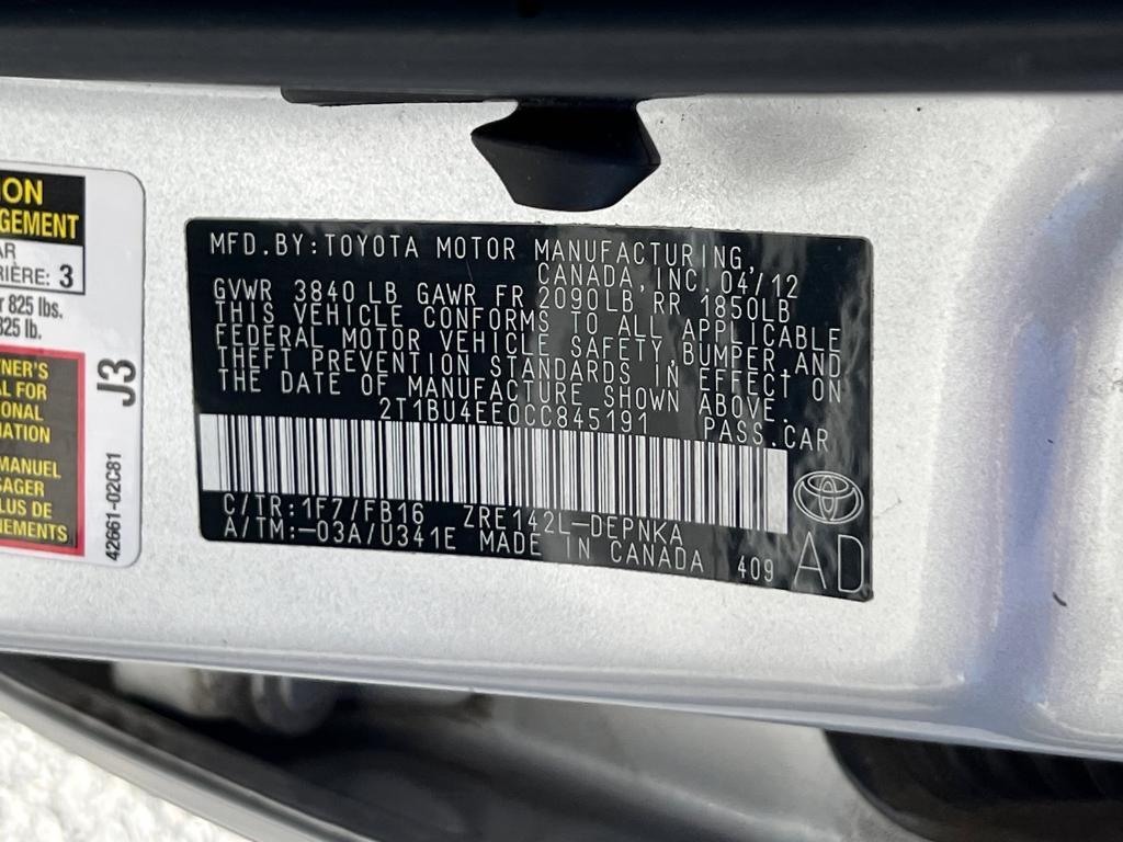 used 2012 Toyota Corolla car, priced at $8,270