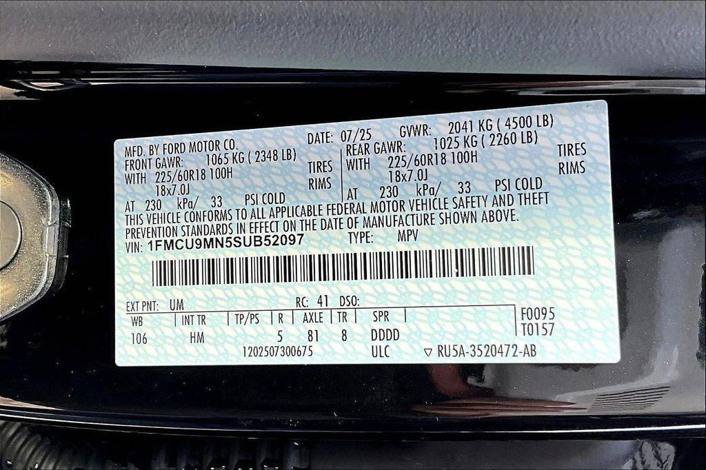 new 2025 Ford Escape car, priced at $30,167