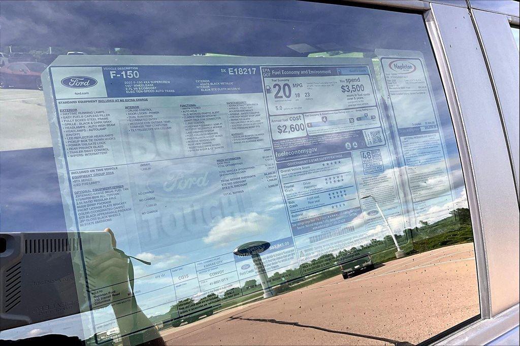 new 2025 Ford F-150 car, priced at $43,093
