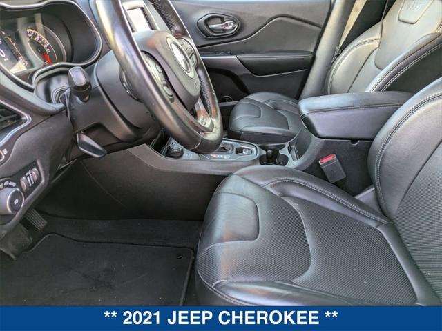 used 2021 Jeep Cherokee car, priced at $23,750