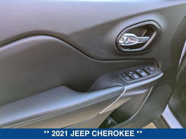 used 2021 Jeep Cherokee car, priced at $23,750