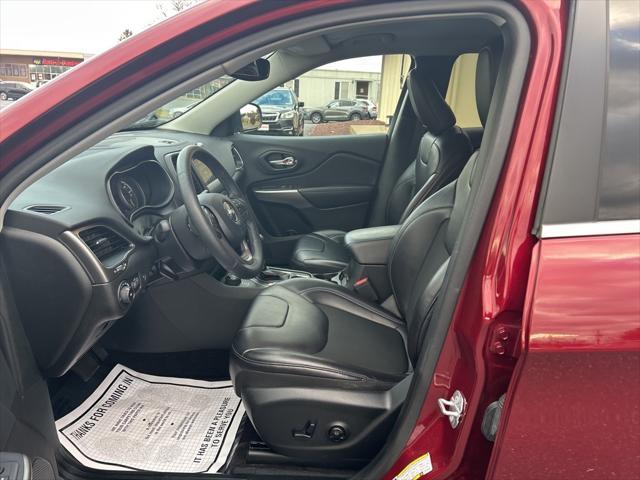 used 2019 Jeep Cherokee car, priced at $17,400