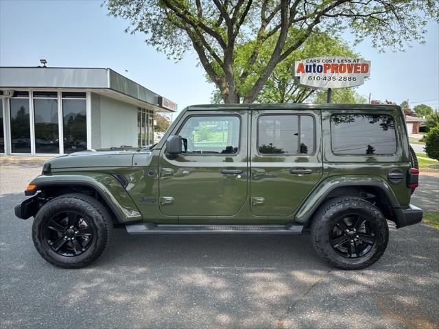 used 2021 Jeep Wrangler Unlimited car, priced at $32,600