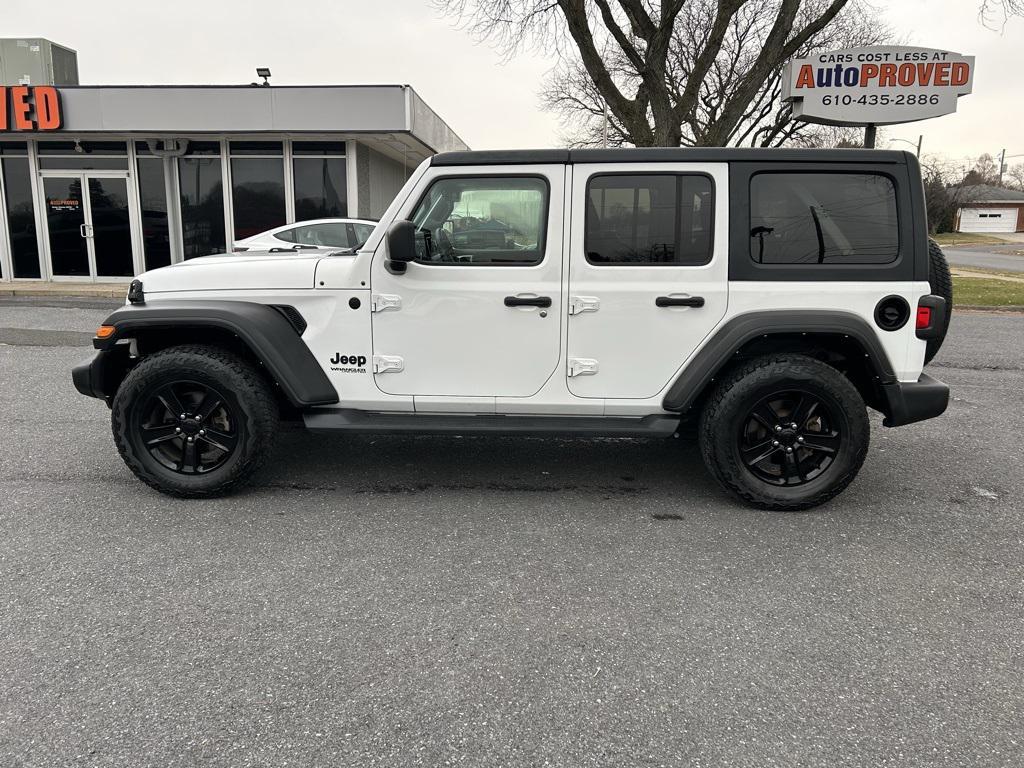 used 2021 Jeep Wrangler Unlimited car, priced at $25,000
